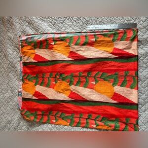 Orange, Red, and Green Scarf